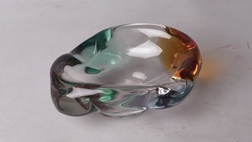 Пепельница цветного стекла. Mstisov Glassworks